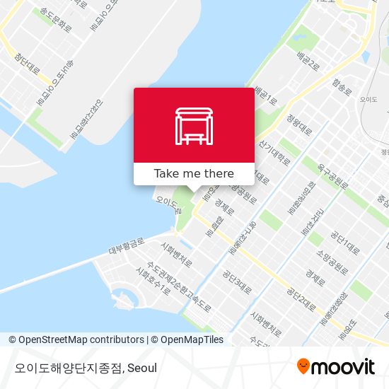 오이도해양단지종점 map
