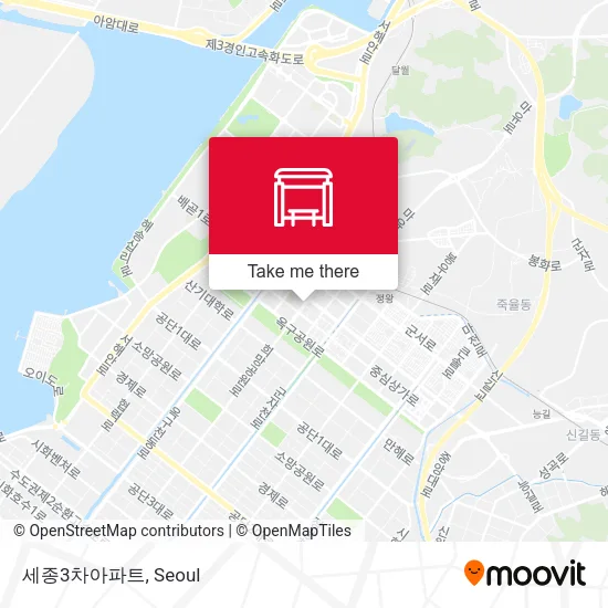 세종3차아파트 map