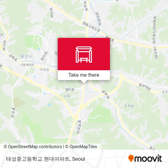 태성중고등학교.현대아파트 map