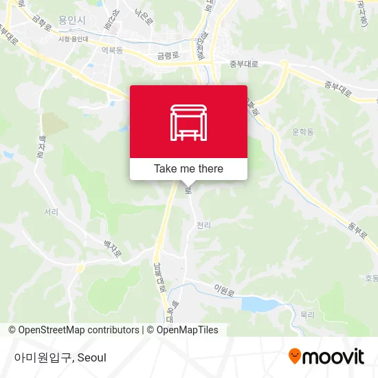 아미원입구 map