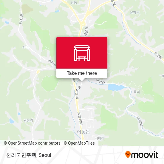 천리국민주택 map