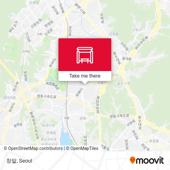 창말 map