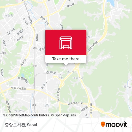 중앙도서관 map