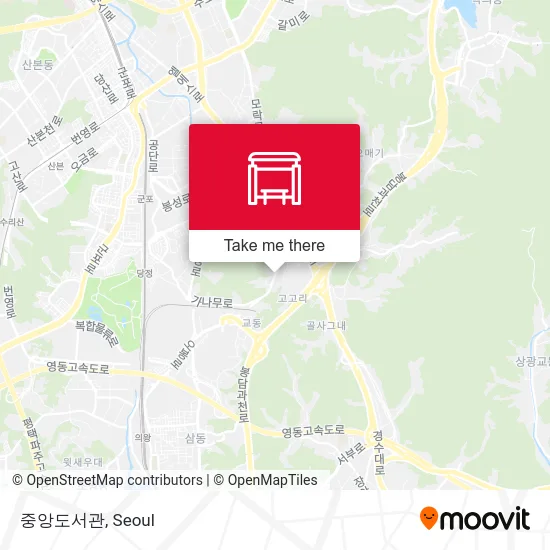 중앙도서관 map