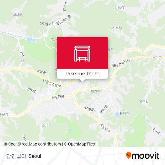 담안빌라 map