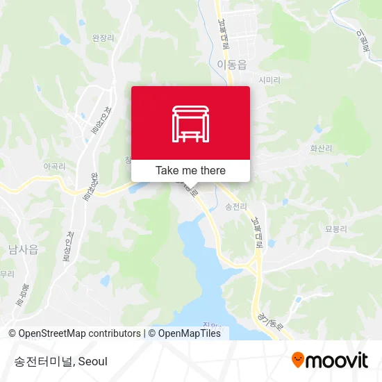 송전터미널 map
