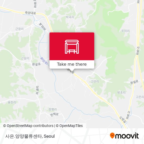 사은.양양물류센타 map
