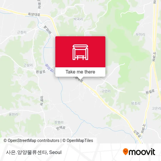 사은.양양물류센타 map
