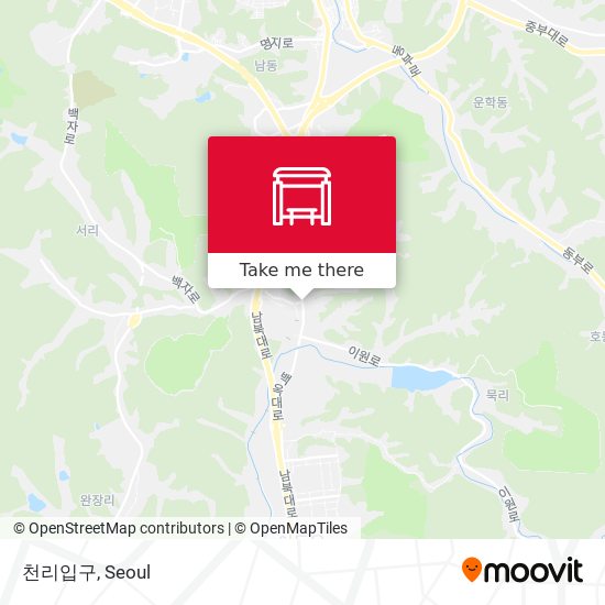 천리입구 map