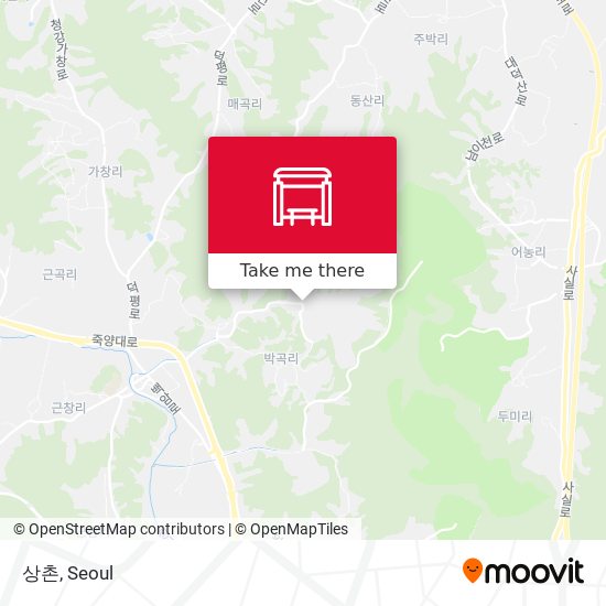 상촌 map