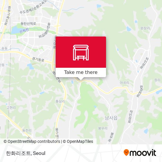 한화리조트 map