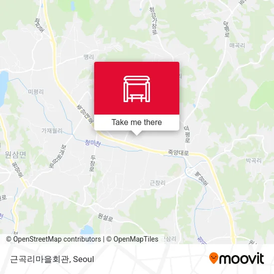 근곡리마을회관 map