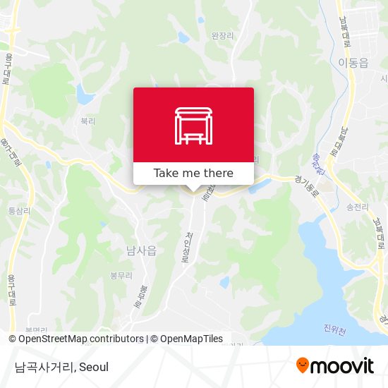 남곡사거리 map