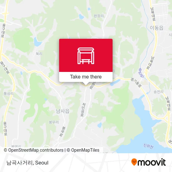 남곡사거리 map