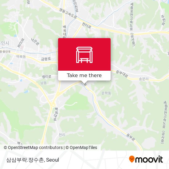 삼삼부락.장수촌 map