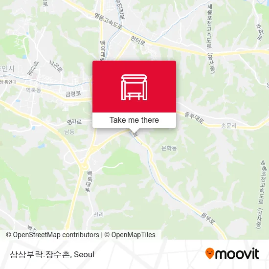 삼삼부락.장수촌 map