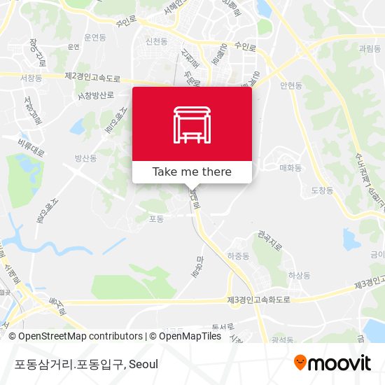 포동삼거리.포동입구 map