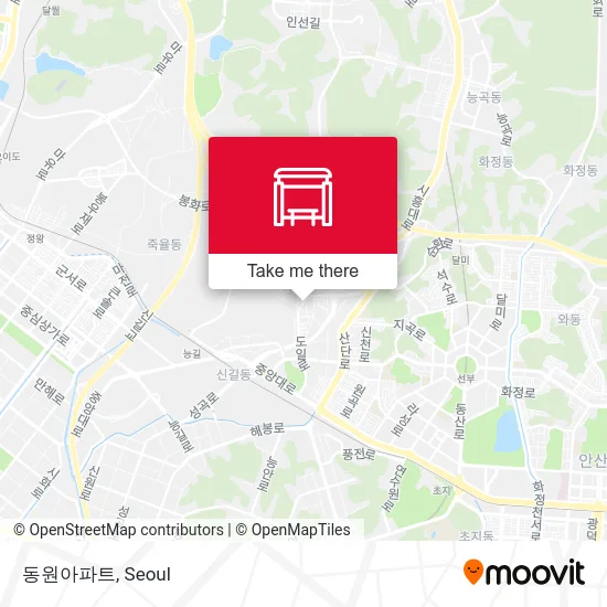 동원아파트 map