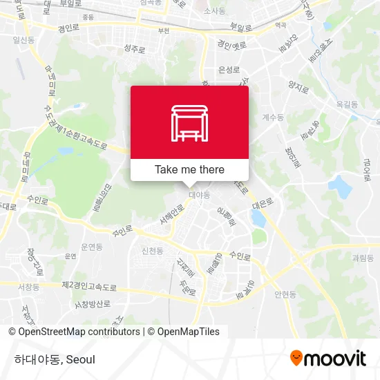 하대야동 map