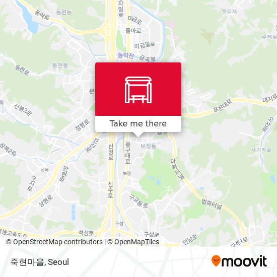 죽현마을 map