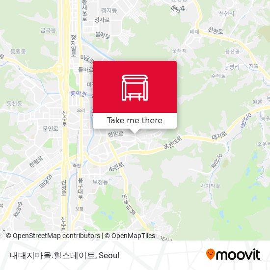 내대지마을.힐스테이트 map