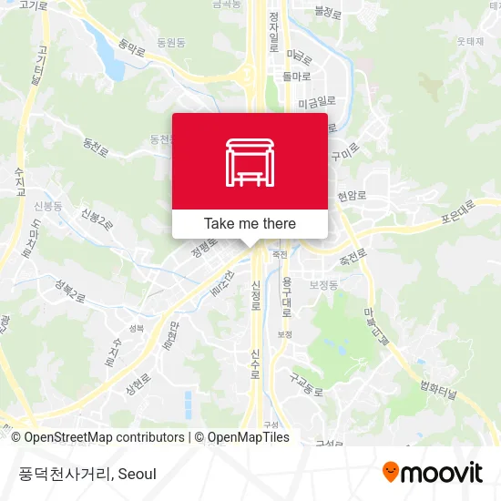 풍덕천사거리 map