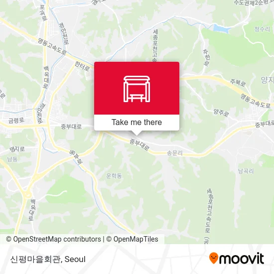 신평마을회관 map