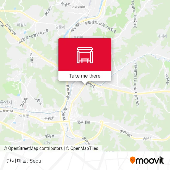 단사마을 map