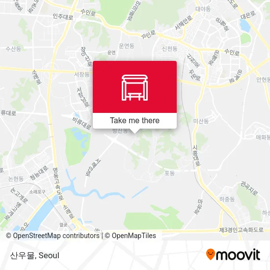 산우물 map