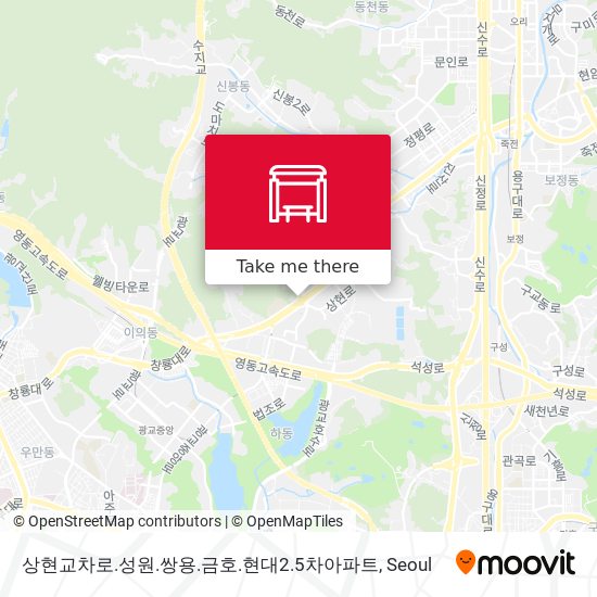 상현교차로.성원.쌍용.금호.현대2.5차아파트 map