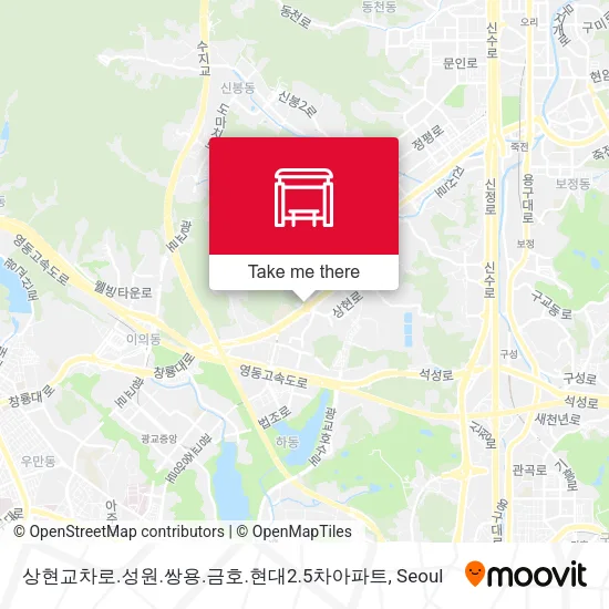 상현교차로.성원.쌍용.금호.현대2.5차아파트 map