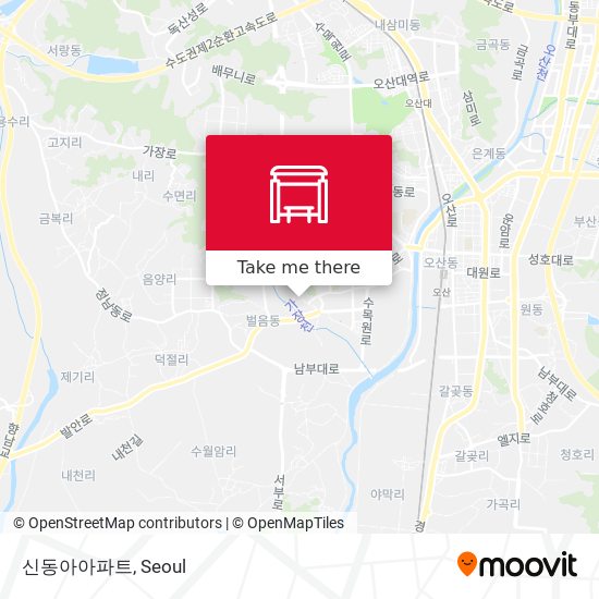 신동아아파트 map