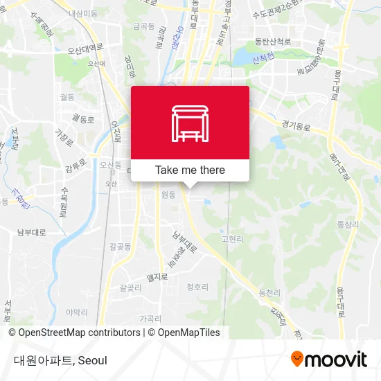대원아파트 map