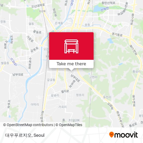 대우푸르지오 map