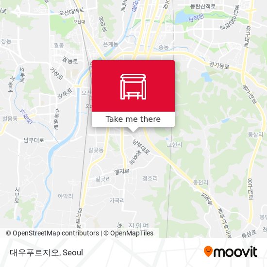 대우푸르지오 map