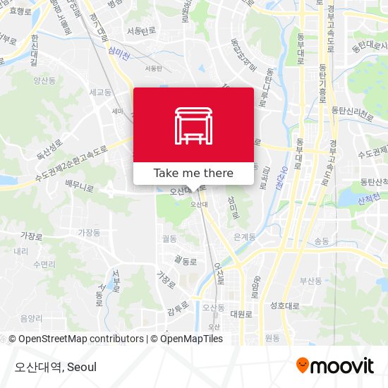 오산대역 map