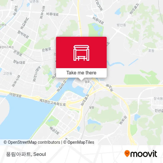 풍림아파트 map