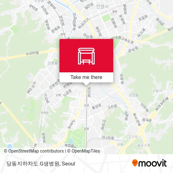 당동지하차도.G샘병원 map