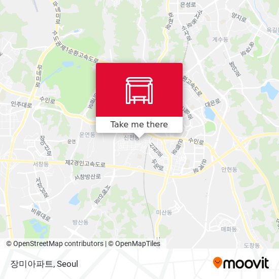 장미아파트 map