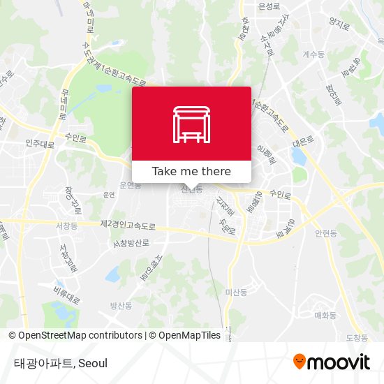 태광아파트 map