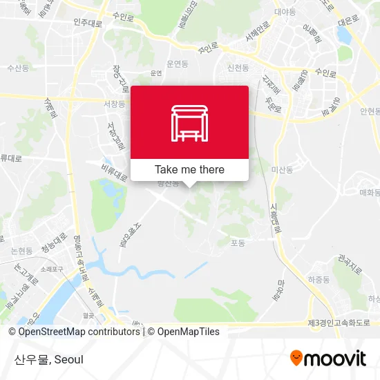 산우물 map
