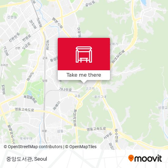 중앙도서관 map
