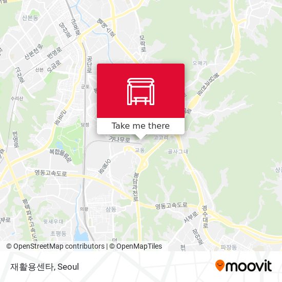 재활용센타 map
