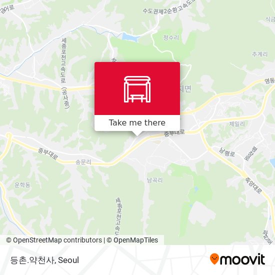 등촌.약천사 map