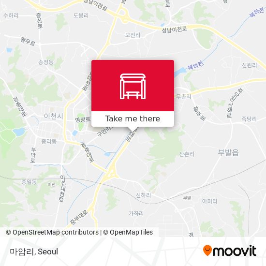 마암리 map