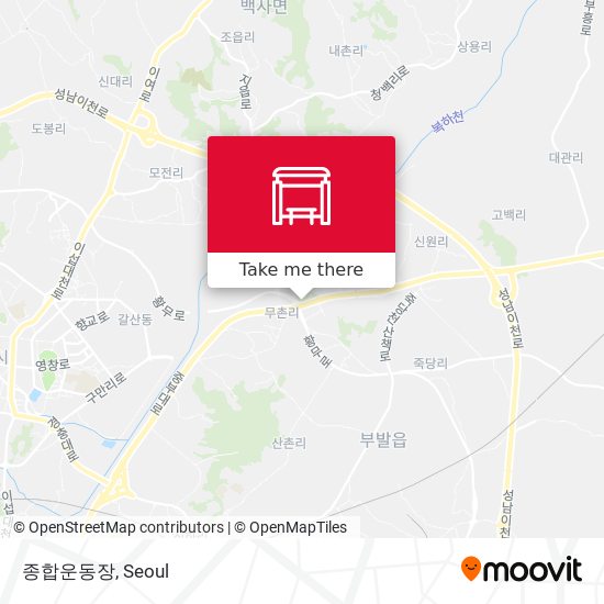 종합운동장 map