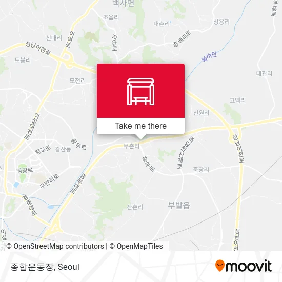 종합운동장 map