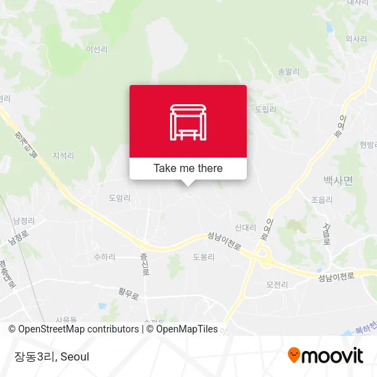 장동3리 map