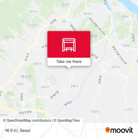 백우리 map