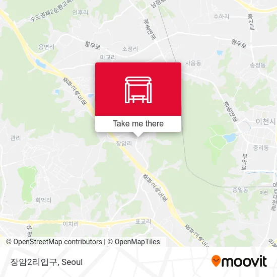 장암2리입구 map